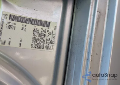 2016 Nissan Altima 2.5/2.5 S/2.5 Sl/2.5 Sr/2.5 Sv из США, поврежденный, VIN 1N4AL3AP8GC225323